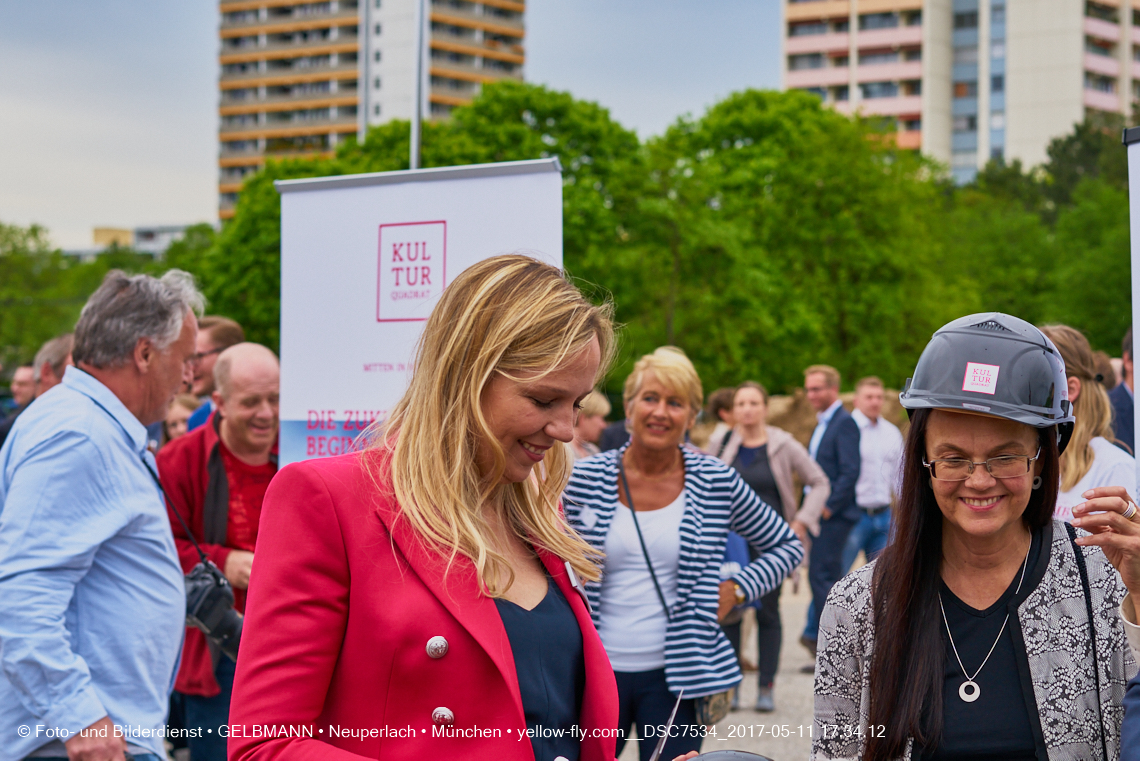 11. Mai 2017 - Grundsteinlegung für die LOGE und dem Kulturquadrat in Neuperlach